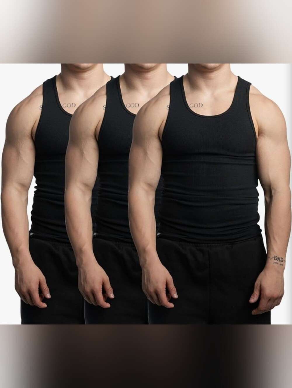 Ekkovision Bundle Of Three Black Tank Top